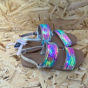 Gap Girls flippy sequin sandals size 2 Kids